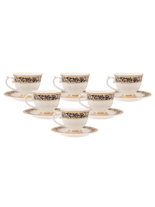 JCPL Jade Aroma Cup & Saucer, 170ml, Set of 12 (6 Cups + 6 Saucers) (AS2)