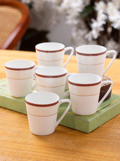 Rock Super Coffee & Tea Mugs, 150ml, Set of 6 (S395)