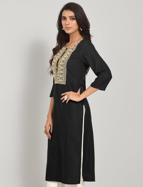 Buy Black Kurta Online