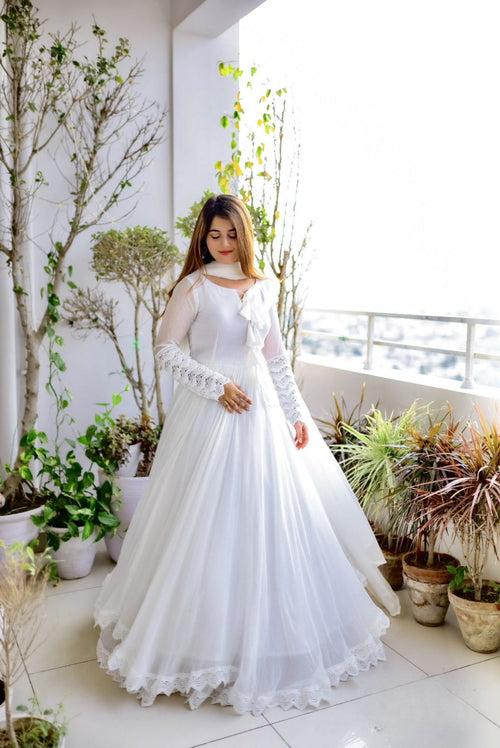 Buy White Womens Gowns Online at Best Prices In India