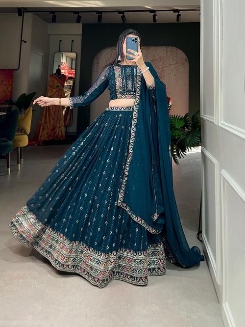 Buy Heavy Embroidered Lehenga Choli Online