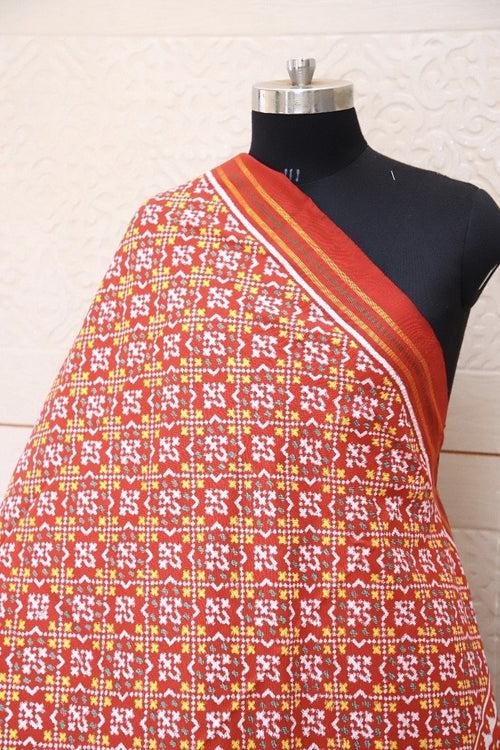 Double ikat dupatta