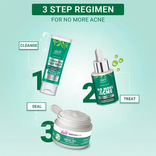 Iba Green Tea Skin Care Regime Combo for Clear Skin