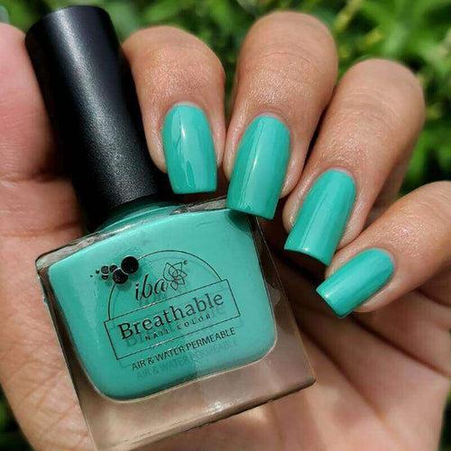 Iba Breathable Nail Color- B19 Aqua Swirl