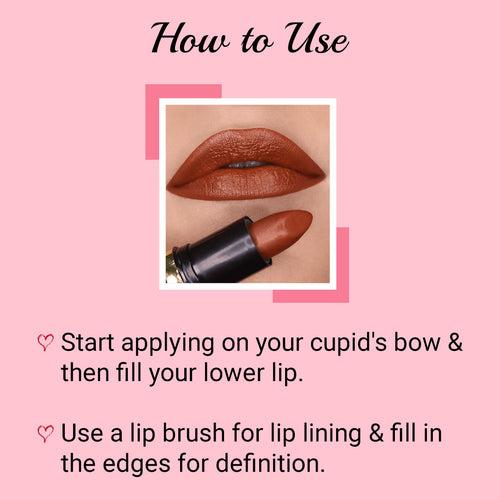 Iba Pure Lips Moisture Rich Lipstick-A30 Copper Dust