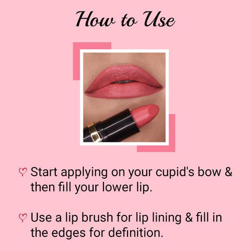 Iba Pure Lips Moisture Rich Lipstick-A80 Pink Blush
