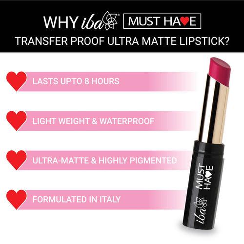 Iba Must Have Transfer Proof Ultra Matte Lipstick – 05 Girl Next Door