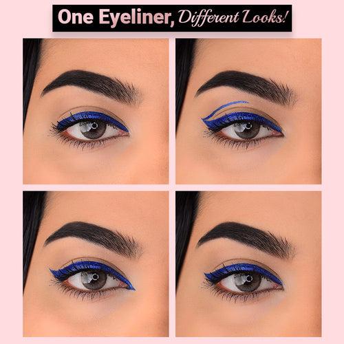 Iba Eye Talk Liquid Eyeliner - 01 Metallic Blue