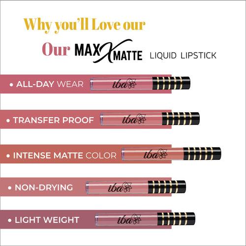 Iba Maxx Matte Liquid Lipstick – Caramel Nude