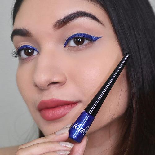 Iba Eye Talk Liquid Eyeliner - 01 Metallic Blue