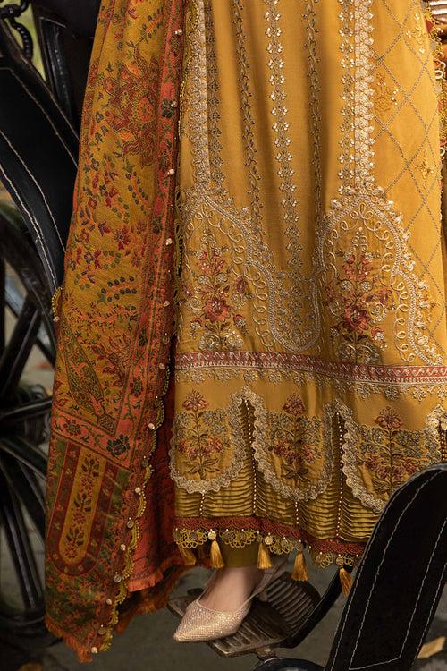 Hoortex Wedding Wear Yellow Color Pakistani Salwar Kameez With Chiffon Digital Printed Dupatta