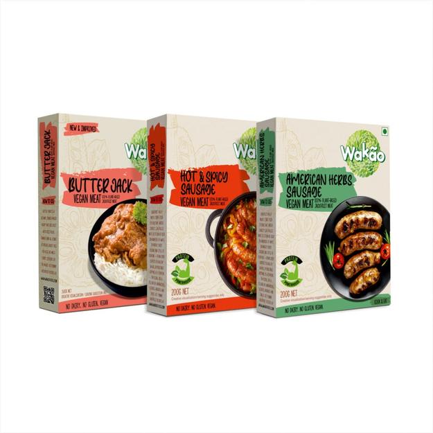 Wakao Starter Pack | 100% Gluten Free | Natural Mock Meat