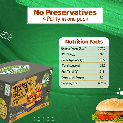 Wakao Supreme Burger Patty | 100% Plant-Based | Gluten Free