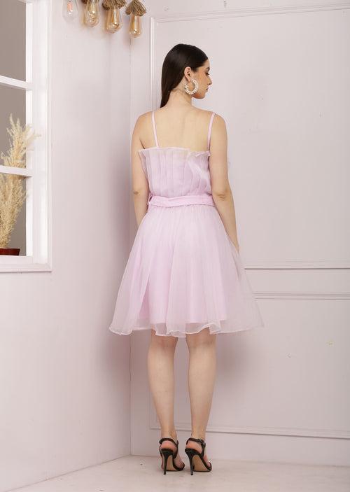 Lilac Starstruck Flare Dress