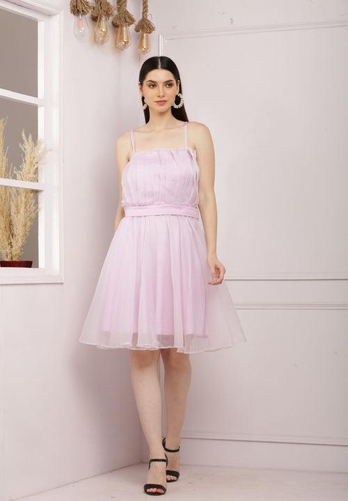 Lilac Starstruck Flare Dress