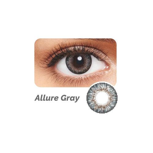 Freshlook Circle Color Allure Gray - Daily Disposable Color Contact Lenses One-Day CC Lenses From Alcon (10 Lens/Box)