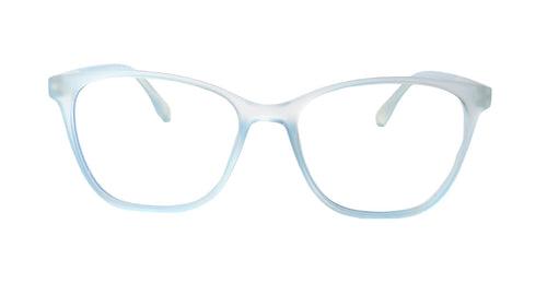 affaires BLU Trendy | Zero Power Blue Cut Computer Glasses | Anti Glare, Lightweight & Blocks Harmful Rays | UV Protection Specs | Men & Women | LK 890| LK-326 - Light Blue