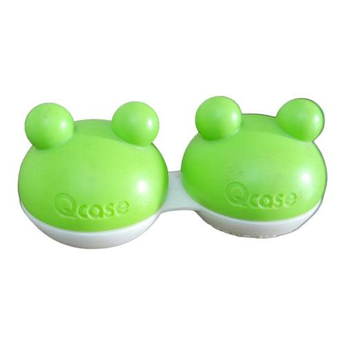 Frog Contact Lens Case | Fancy Contact Lenses Case Green Color by Affaires Qcase-0046