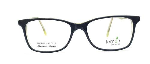 Fashionable Eyeglasses Spectacle M-5012 with Power ANTI-GLARE-Reflective Glasses Black VS-010