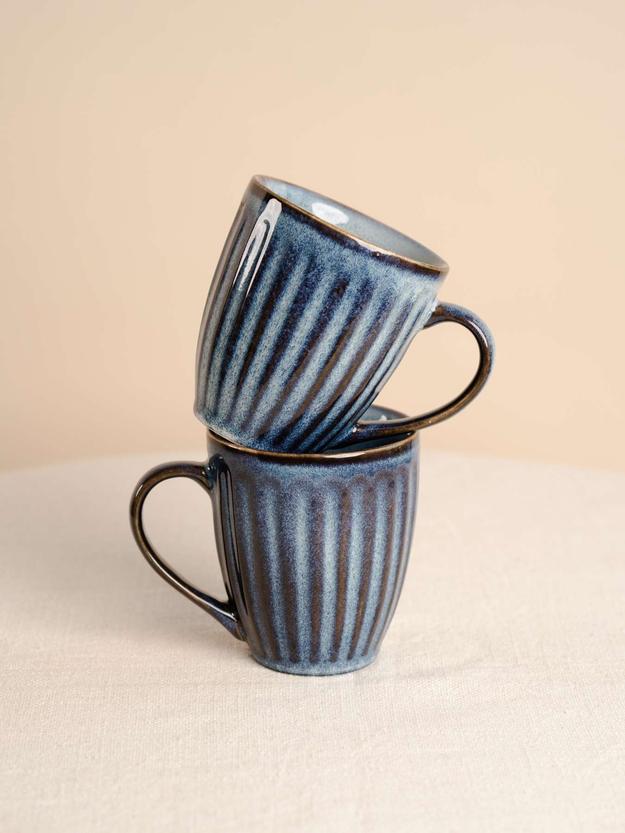 Blue Antique Mug (Set of 2)