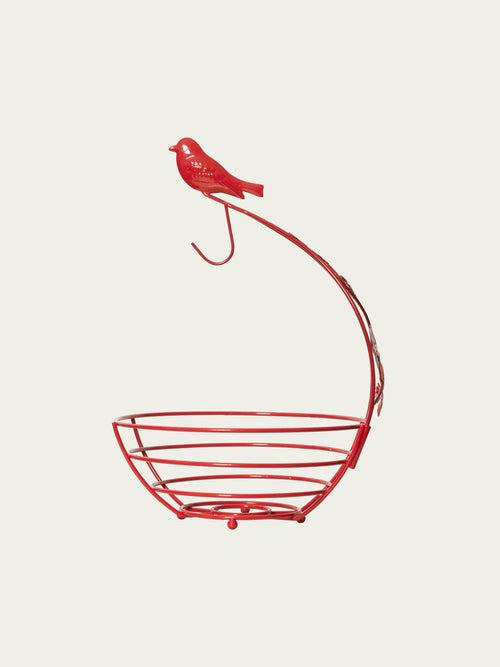 Bird Banana Hook With Fruit Basket