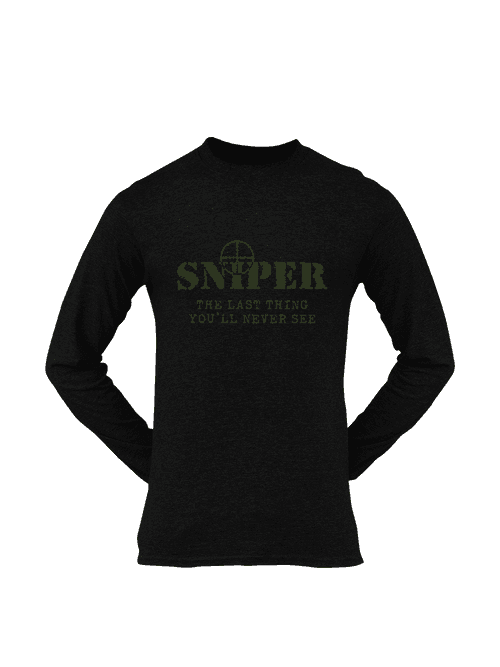 Sniper T-shirt - Sniper, The Last Thing You'll Never See (Men)