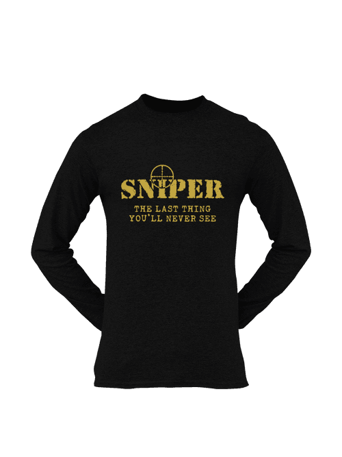 Sniper T-shirt - Sniper, The Last Thing You'll Never See (Men)