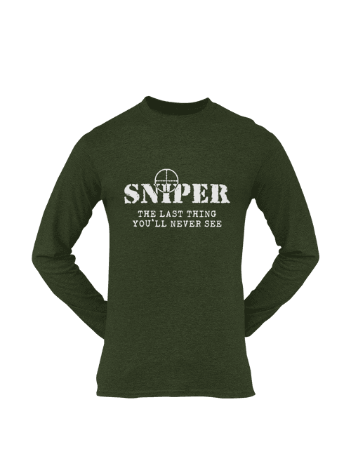 Sniper T-shirt - Sniper, The Last Thing You'll Never See (Men)