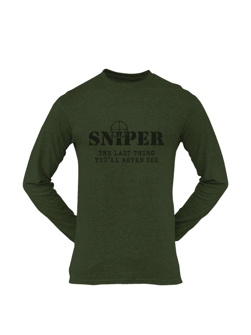 Sniper T-shirt - Sniper, The Last Thing You'll Never See (Men)