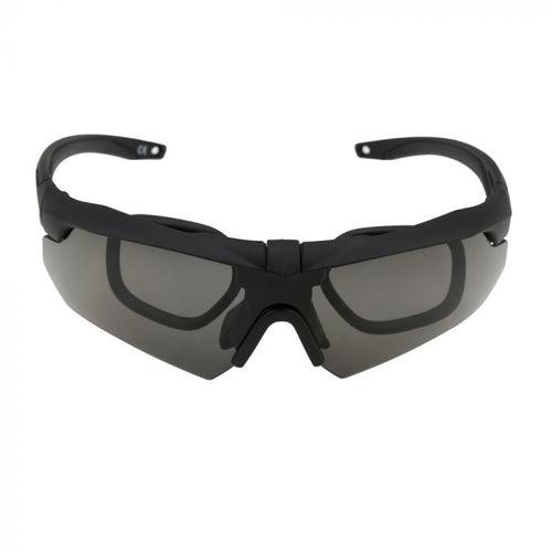 Raptor Combat Ballistic Eye Shield with Prescription Lens Adapter and 3 Interchangeable Lens