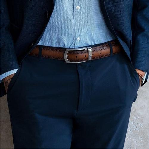 Southwark Brogue Leather Belt