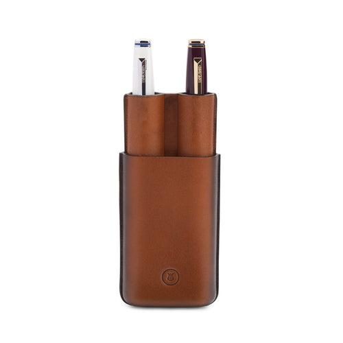 Ducorium Cognac Moulded Pen Case