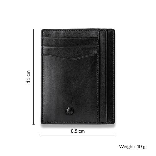 Carbon Black Credit Card Holder