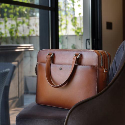 Ducorium Chester Cognac Laptop Bag