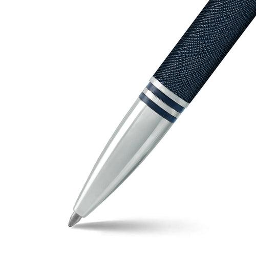 Torque Artis Leather Navy Ballpoint Pen