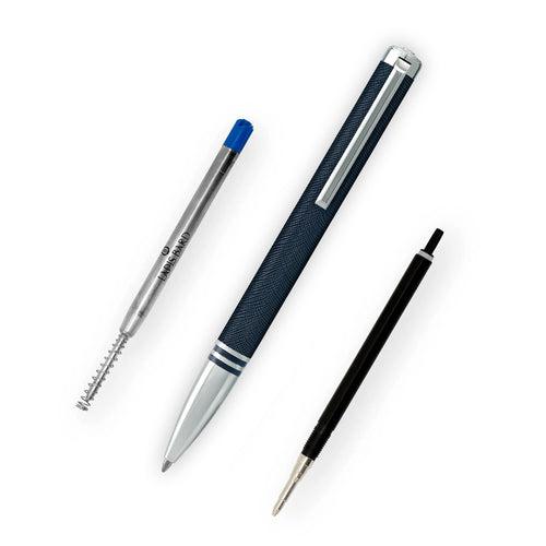 Torque Artis Leather Navy Ballpoint Pen