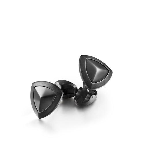 Basildon Matte Black Cufflinks