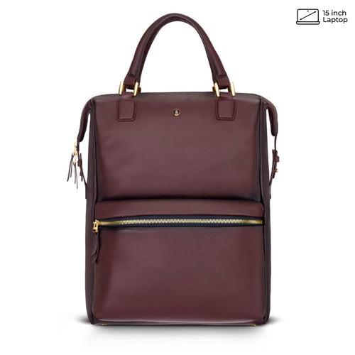 Roxton Bordeaux Tote Backpack