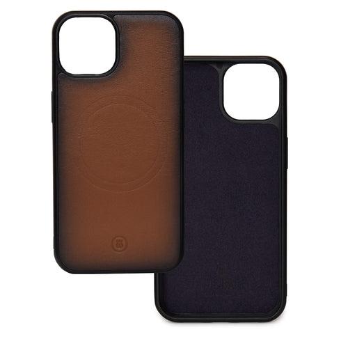 Ducorium Cognac iPhone 13 Leather Case