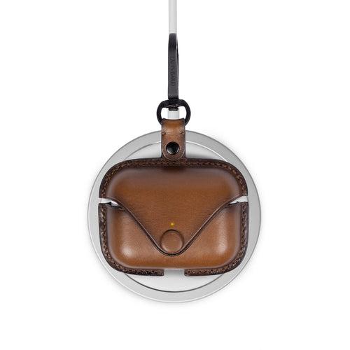 Ducorium Cognac Leather AirPod Pro Case