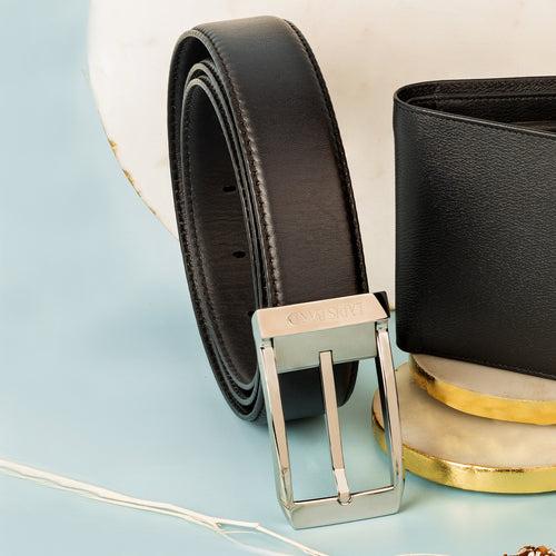 Knightsbridge Chrome Buckle Belt