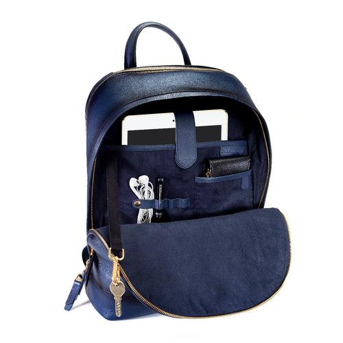 Hampton Blue  L-Zip Backpack