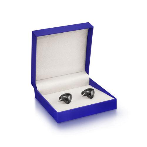 Basildon Matte Black Cufflinks