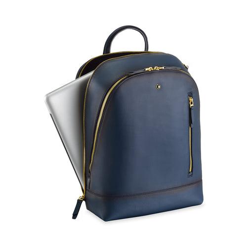 Hampton Blue  L-Zip Backpack