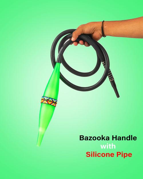 COCOYAYA Bazooka Handle with Silicone Hookah Pipe - Green