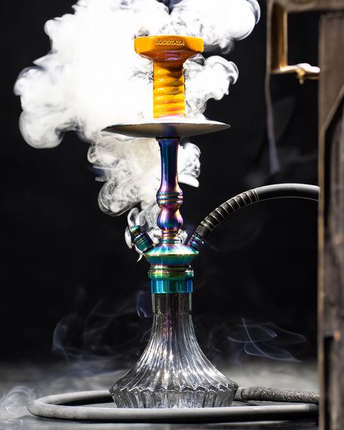 COCOYAYA Madrid Hookah - Rainbow (Grey Base)