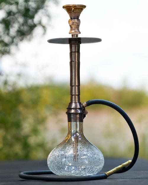 COCOYAYA Vargo Hookah - Bronze / Transparent Crack Base