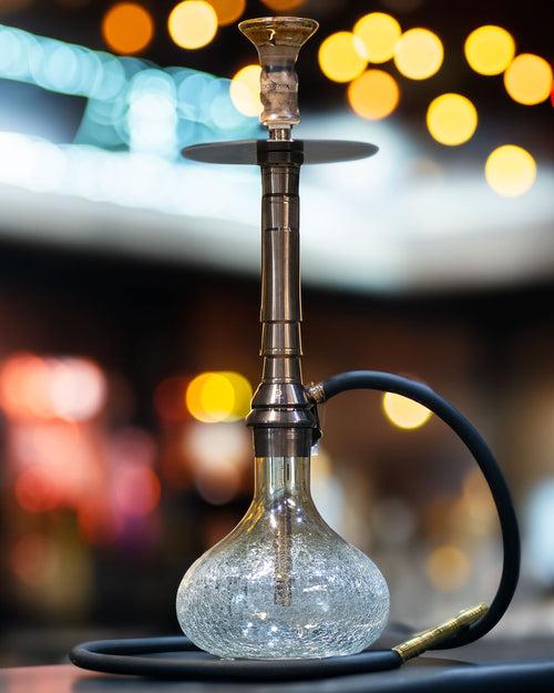 COCOYAYA Vargo Hookah - Bronze / Transparent Crack Base