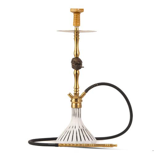 COCOYAYA Jungle Series Cigar Hookah - Golden (White Base)