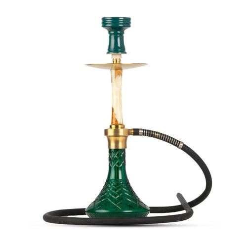 COCOYAYA Sydney Hookah - Golden Stem / Green Base